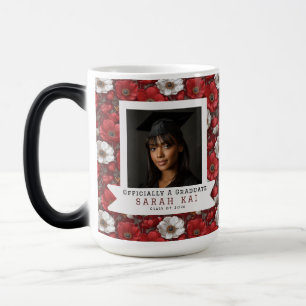 Mug Magique Cadeau souvenir photo imprimé d'anémones classique
