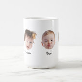 Mug Magique Cadeau Visage pour bébé pour maman papa grand-papa (Centre)