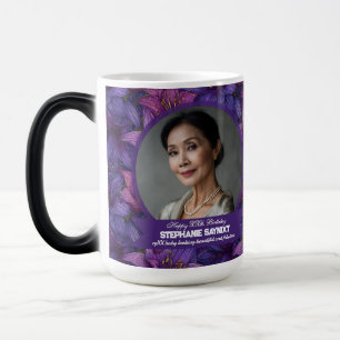 Mug Magique Cadeaux de fête d'anniversaire pour mère sur le th