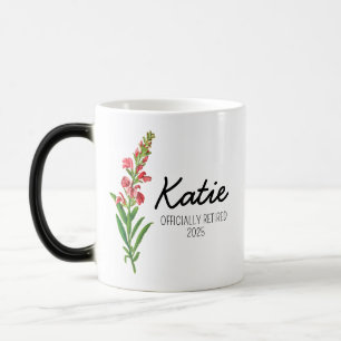 Mug Magique Cadeaux de retraite personnalisés pour les femmes,