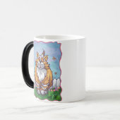 Mug Magique Cadeaux et accessoires de chats de gingembre (Devant gauche)
