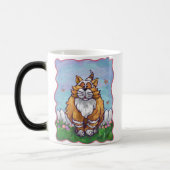 Mug Magique Cadeaux et accessoires de chats de gingembre (Gauche)