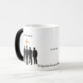 Mug Magique Cadeaux fêtes des pères (Devant gauche)