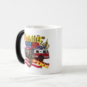 Mug Magique Cadeaux frais de fête des pères (Devant gauche)