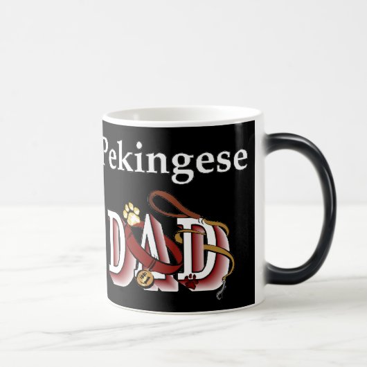 Mug Magique Cadeaux Papa Pekingese (Droite)