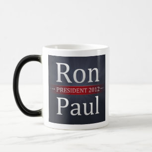 Mug Magique Café de campagne de Ron Paul 2012/tasse de thé