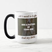 Mug Magique Café et mon Oreiller de chien (Gauche)