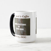 Mug Magique Café et mon Oreiller de chien (Devant gauche)