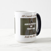 Mug Magique Café et mon Oreiller de chien (Devant droit)