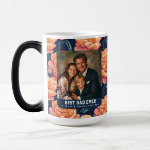 Mug Magique Café glacé pour l'anniversaire de Papa avec des pi