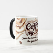 Mug Magique Café, Mon Amour (Devant gauche)