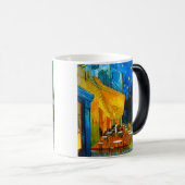 Mug Magique Café Van Gogh Terrasse en soirée (Devant droit)