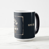Mug Magique Caféine alimentée (Devant droit)