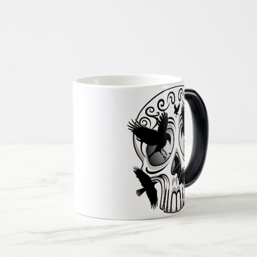 Mug Magique Calaveras décoratives Halloween (Devant droit)