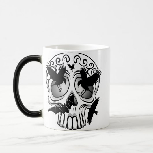 Mug Magique Calaveras décoratives Halloween (Gauche)
