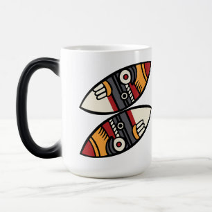 Mug Magique Calendrier aztèque Jour 18 - Tecpatl