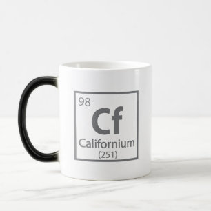 Mug Magique Californie - California Science - Tableau périodiq