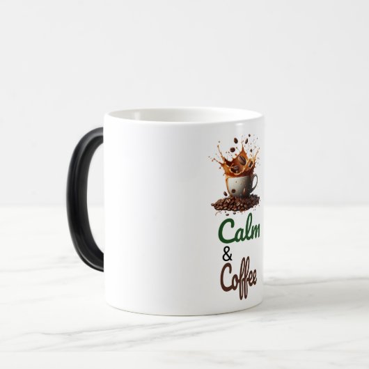 Mug Magique Calme et café (Devant gauche)