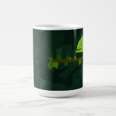 Mug Magique Caméléon mignon vert (Centre)