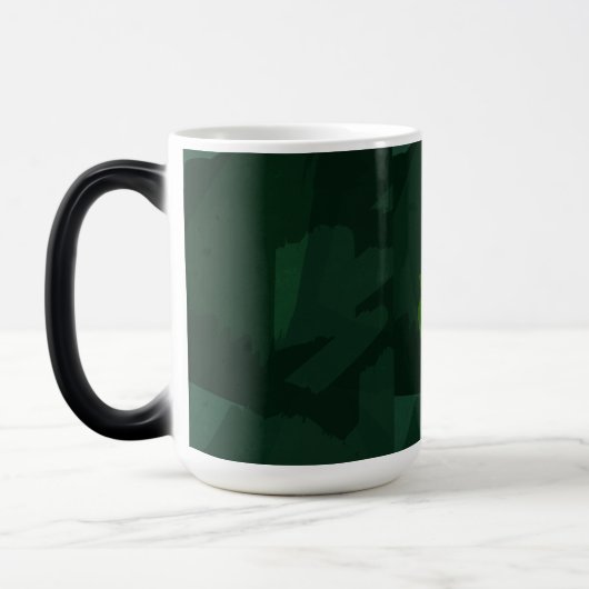 Mug Magique Caméléon vert mignon (Gauche)