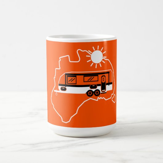 Mug Magique Camping Caravan Australien (Centre)