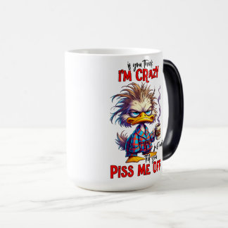 Mug Magique Canard Grincheux Citation Café Sarcastique