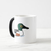 Mug Magique Canard souchet du nord de Birdorable (Devant gauche)