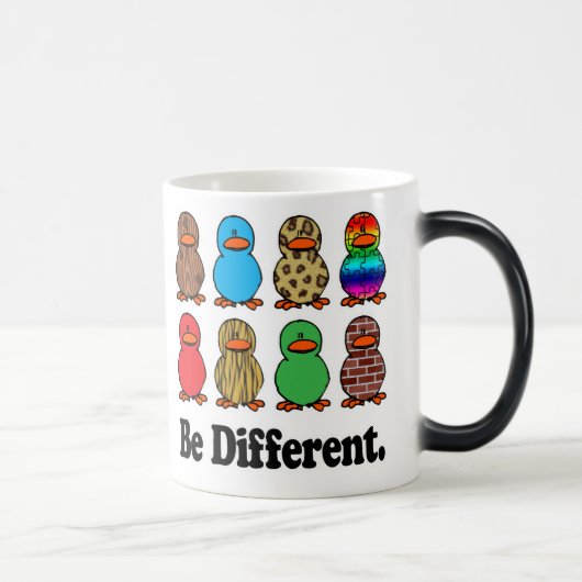 Mug Magique Canards Différents (Droite)