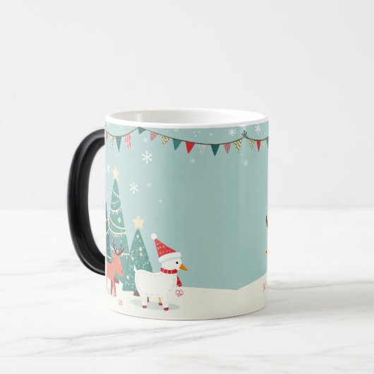 Mug Magique canette commémorative de noël (Devant gauche)