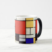 Mug Magique Canette Mondrian (Devant droit)