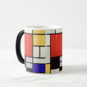 Mug Magique Canette Mondrian (Devant gauche)