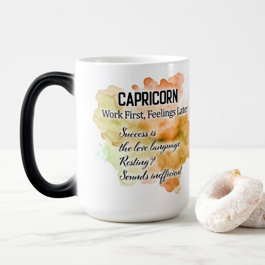 Mug Magique Capricorne (Avec donut)