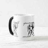 Mug Magique Caractéristiques Gemini personnalisables Zodiac à  (Devant gauche)