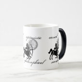 Mug Magique Caractéristiques personnalisables du Sagittaire zo (Devant droit)