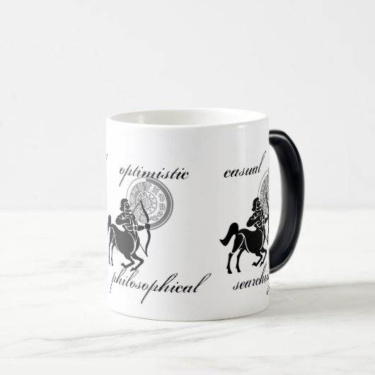 Mug Magique Caractéristiques personnalisables du Sagittaire zo (Devant droit)