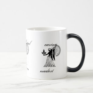 Mug Magique Caractéristiques Virgo personnalisables Zodiac à l
