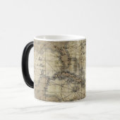 Mug Magique Caraïbes - ancienne carte (Devant gauche)