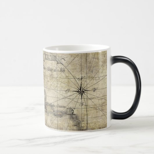 Mug Magique Caraïbes - ancienne carte (Droite)