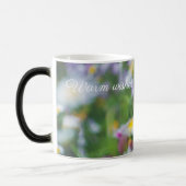Mug Magique Carnation rose avec marguerites (Gauche)