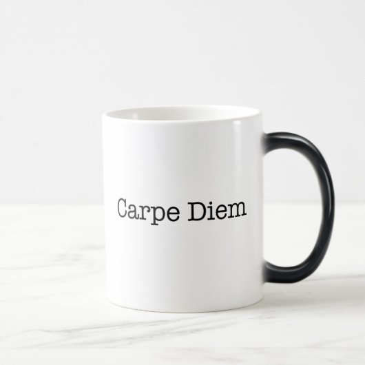 Mug Magique Carpe Diem saisissent la citation de jour - (Droite)
