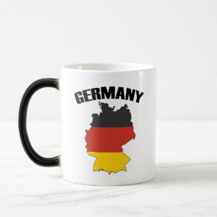 Mug Magique Carte Allemagne - Drapeau allemand - Deutschland T