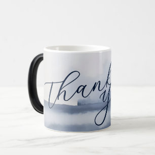 Mug Magique Carte de remerciement élégante style aquarelle