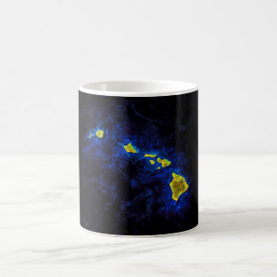 Mug Magique Carte d'Hawaï