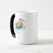 Mug Magique Carte gracieuse : Aquarelle Art, personnalisée (Devant gauche)