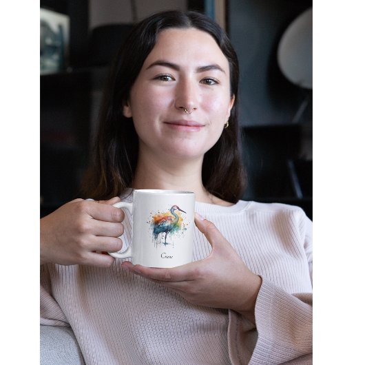 Mug Magique Carte gracieuse : Aquarelle Art, personnalisée