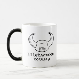 Mug Magique Casquette de Lillehammer Norvège Viking