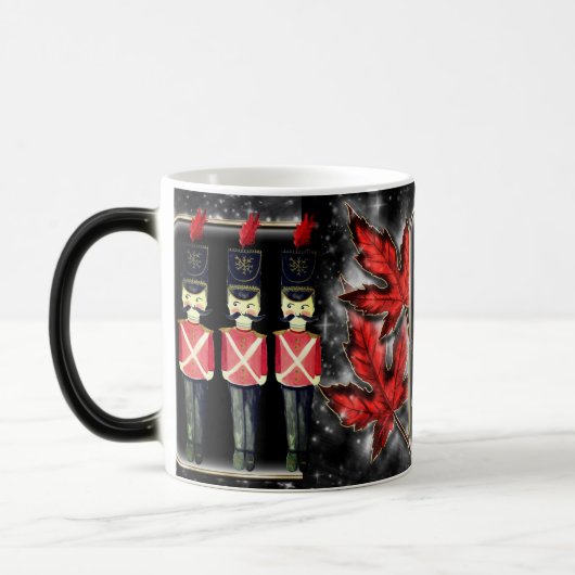Mug Magique Casse-noix Trio Feuille rouge Ballerina Soldier (Gauche)