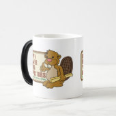 Mug Magique Castor heureux Drinkware 2 (Devant gauche)