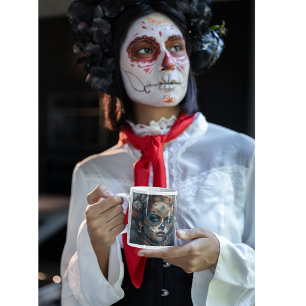 Mug Magique Catrina Azul