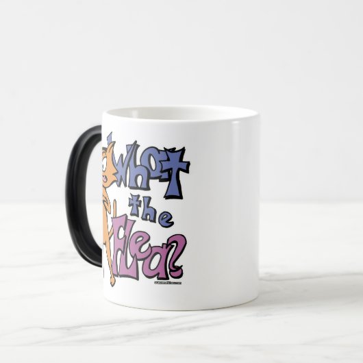 Mug Magique Ce qui la PUCE ? Ambidextre (Devant gauche)